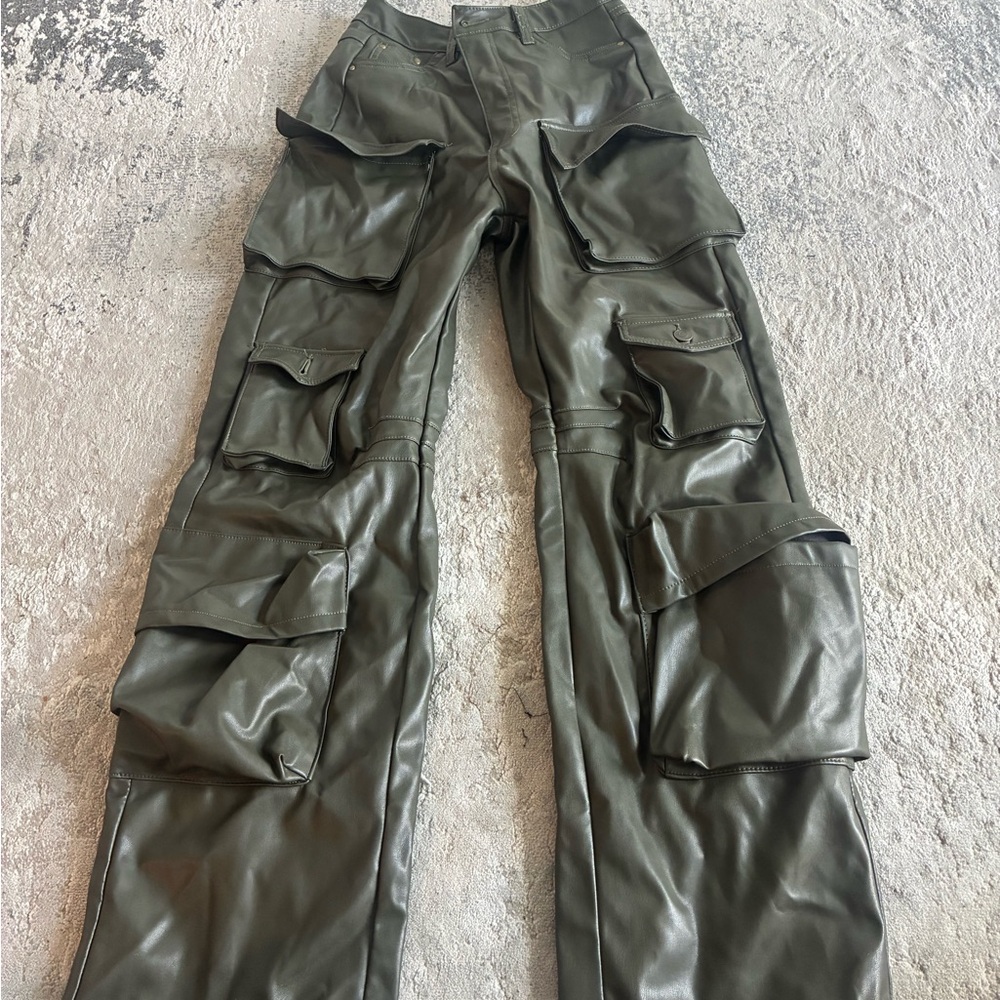 Olive Green Cargo Pants